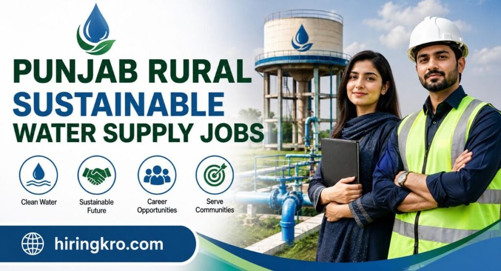 Punjab Rural Sustainable Water Supply Jobs 2026 – Apply Online | Male & Female