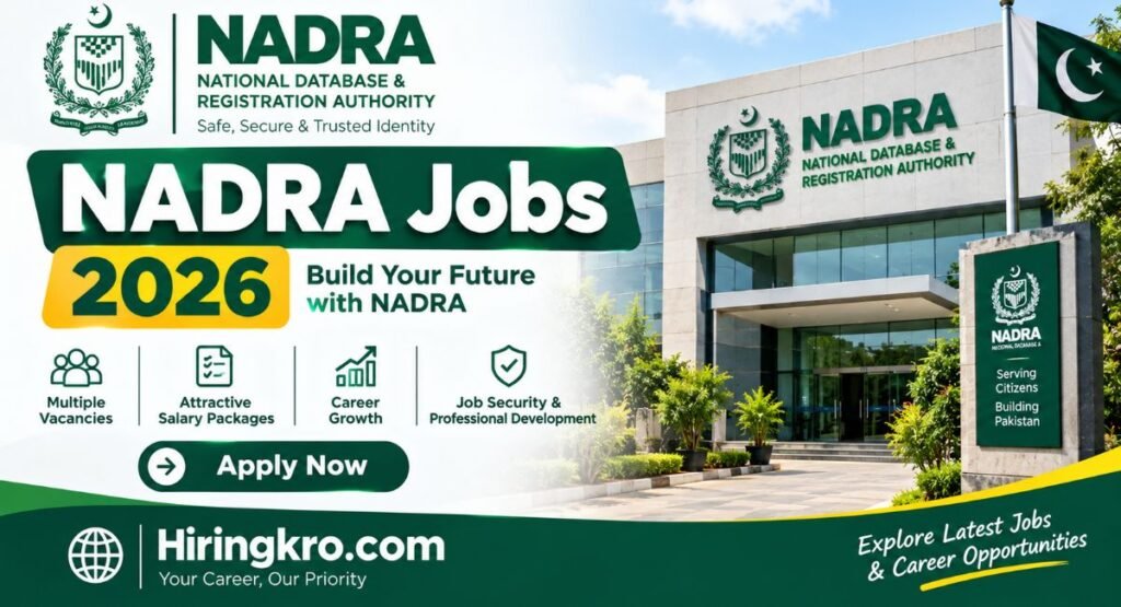 NADRA Jobs 2026 – Latest Government Jobs in Pakistan | Eligibility Criteria & Apply Online